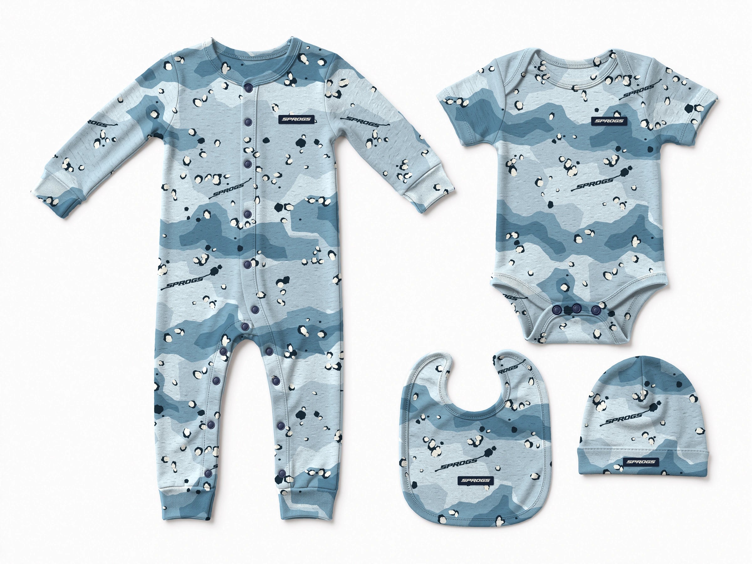 BABY BLUE CHIP Digital garment set concept